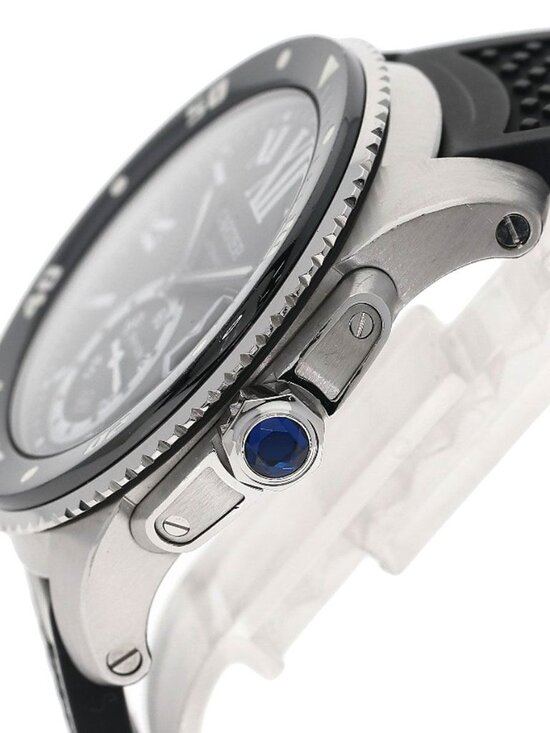 Cartier Caliber de Watch SS Rubber main image 14